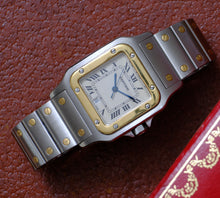 Afbeelding in Gallery-weergave laden, Cartier Santos Galbee 187901 + Box