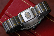 Afbeelding in Gallery-weergave laden, Cartier Santos Galbee 187901 + Box