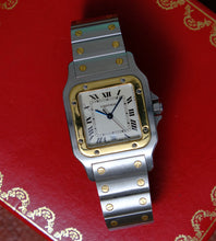 Afbeelding in Gallery-weergave laden, Cartier Santos Galbee 187901 + Box