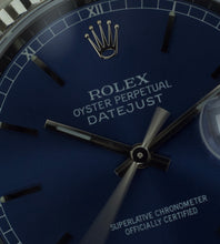 Afbeelding in Gallery-weergave laden, Rolex Datejust 16234 'Blue Stick Dial' 2000