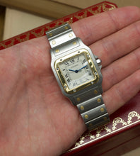 Afbeelding in Gallery-weergave laden, Cartier Santos Galbee 187901 + Box (90's)