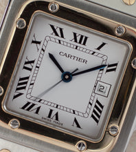 Afbeelding in Gallery-weergave laden, Cartier Santos Carree 2961 + 2025 Cartier Service &amp; Pouch
