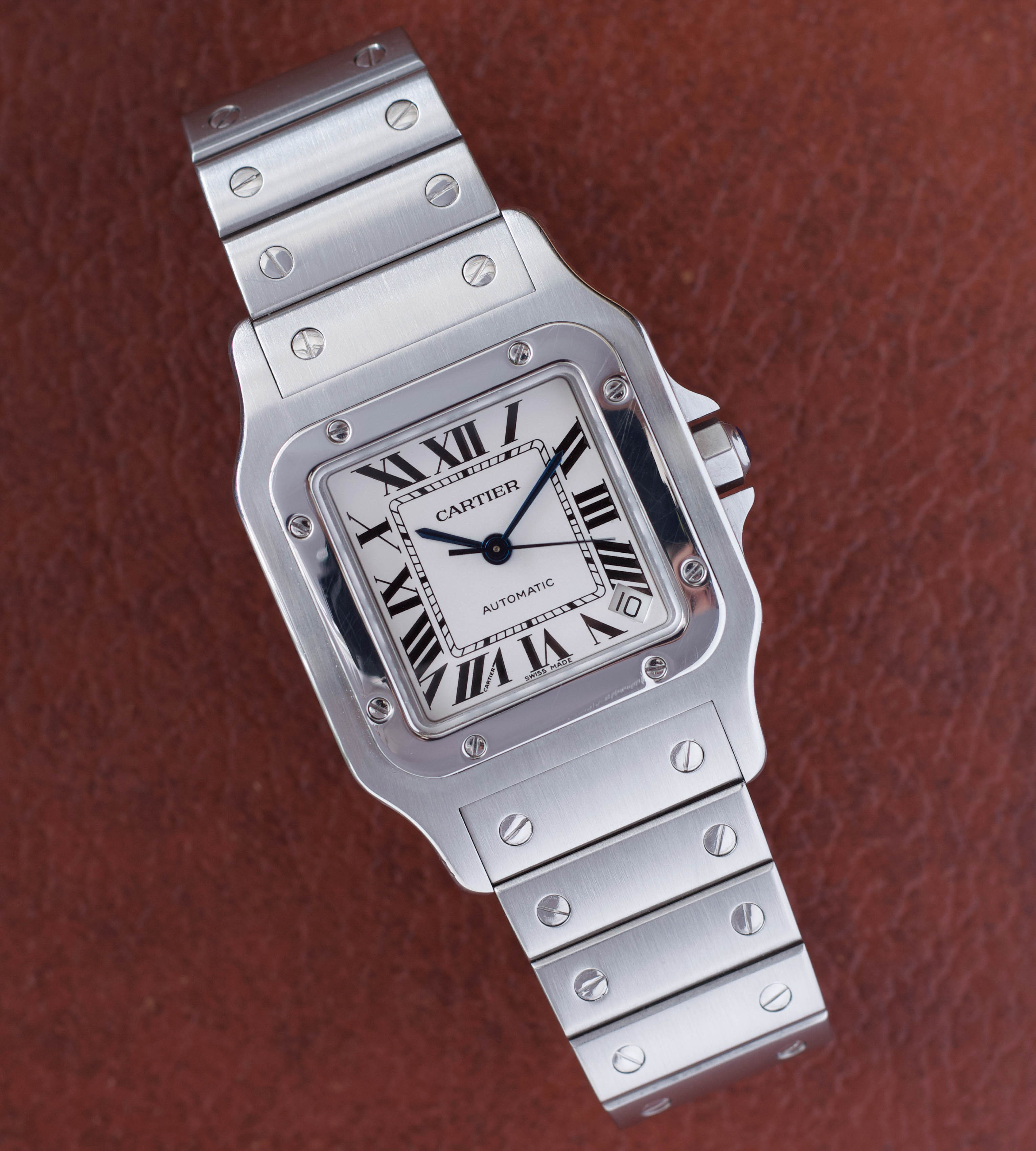 Cartier/ Santos Galbee XL Steel Auto WTS] Cartier Santos Galbee 