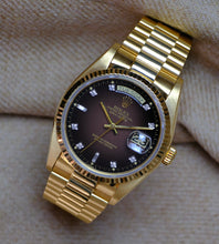 Load image into Gallery viewer, Rolex Day-Date 18038 &#39;Brown Vignette&#39; 1979&#39;
