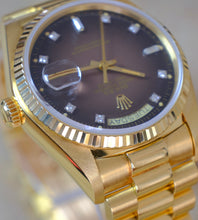 Load image into Gallery viewer, Rolex Day-Date 18038 &#39;Brown Vignette&#39; 1979&#39;
