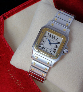 Cartier Santos Galbee 1566 + Pouch