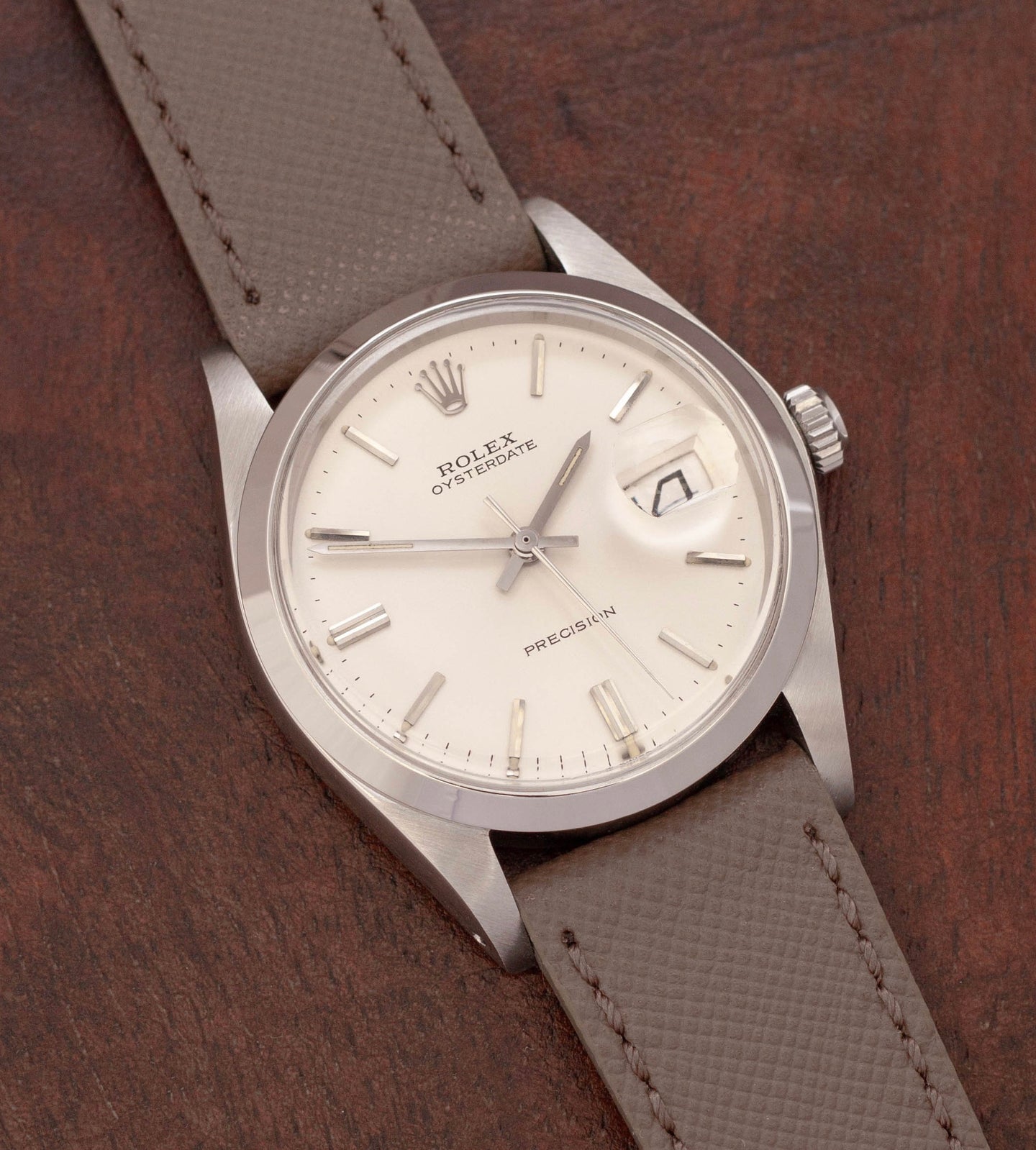 Rolex Oysterdate Precision 6694 'Silver Dial + Rolex Buckle' (1972)