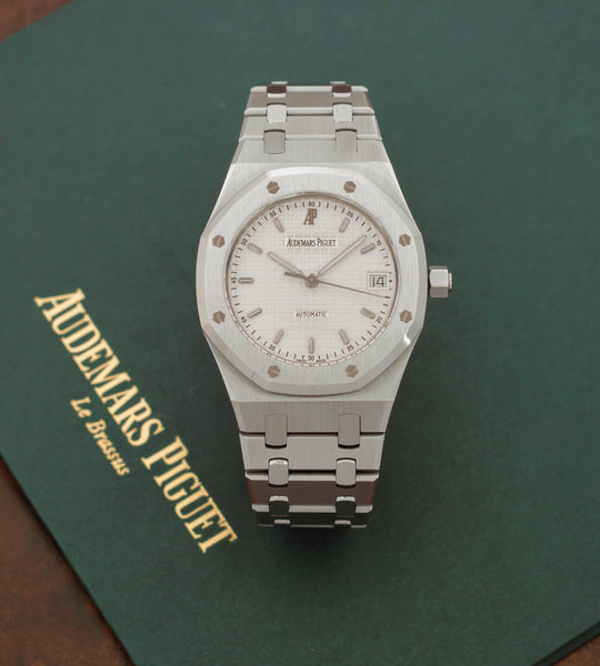 Audemars Piguet Royal Oak 14790ST 'White Dial' + Extract Of The Archives (2003)