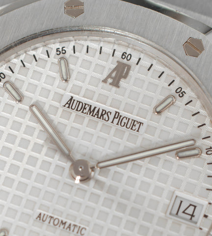Audemars Piguet Royal Oak 14790ST 'White Dial' + Extract Of The Archives (2003)