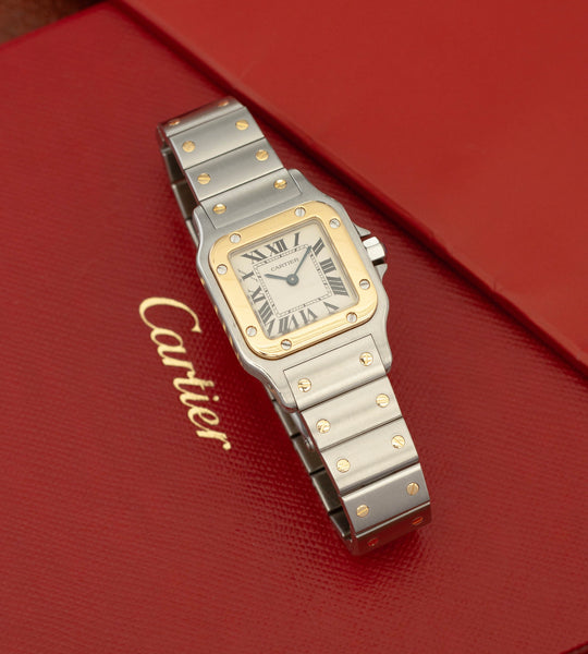 Cartier Santos Galbée 1567 Ladies / Papers + First Owner Invoice / Wempe Service History (2014)