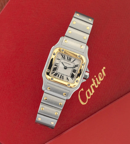 Cartier Santos Galbée 1567 Ladies / Papers + First Owner Invoice / Wempe Service History (2014)