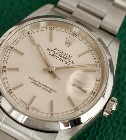 Rolex Datejust 16200 'Silver Patina Dial' (1997)