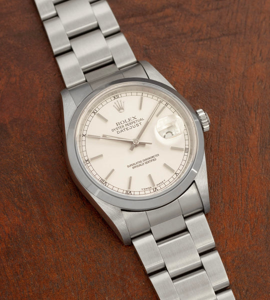 Rolex Datejust 16200 'Silver Patina Dial' (1997)
