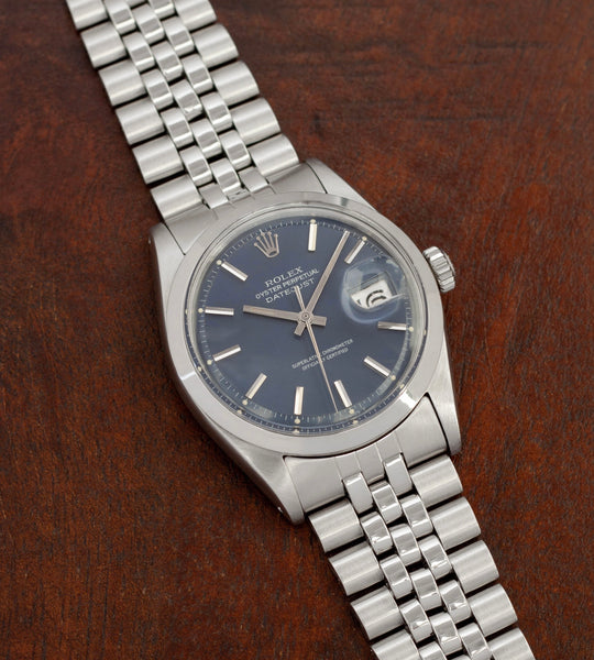 Rolex Datejust 1600 'Blue Pie-Pan Dial' (1966)