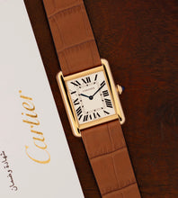 Load image into Gallery viewer, Cartier Tank Solo 'Small' 3168 / W5200002 + Box &amp; Papers (2014)
