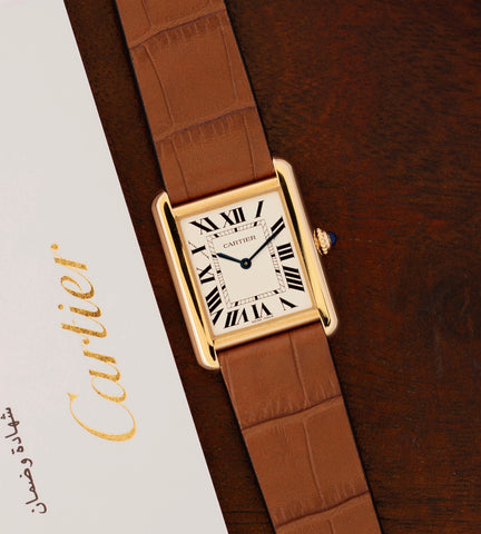 Cartier Tank Solo 'Small' 3168 / W5200002 + Box & Papers (2014)