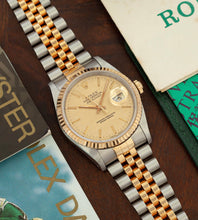 Afbeelding in Gallery-weergave laden, Rolex Datejust 16233 Linen Dial / Like NOS-Condition / Box + Papers / 1991-1992
