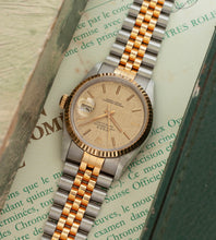 Afbeelding in Gallery-weergave laden, Rolex Datejust 16233 Linen Dial / Like NOS-Condition / Box + Papers / 1991-1992
