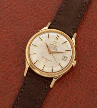 Afbeelding in Gallery-weergave laden, Omega Constellation 18K - 168.005 - Dog Leg - Silver Flat Dial - Onyx (1963)
