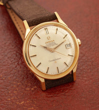 Afbeelding in Gallery-weergave laden, Omega Constellation 18K - 168.005 - Dog Leg - Silver Flat Dial - Onyx (1963)
