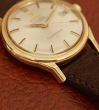 Afbeelding in Gallery-weergave laden, Omega Constellation 18K - 168.005 - Dog Leg - Silver Flat Dial - Onyx (1963)
