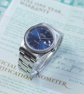 Rolex Datejust 16220 'Blue' 1999