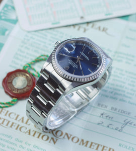 Rolex Datejust 16220 'Blue' 1999