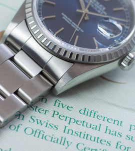 Rolex Datejust 16220 'Blue' 1999