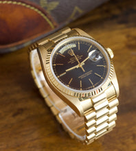 Afbeelding in Gallery-weergave laden, Rolex Day-Date 18038 &#39;&#39;Black dial&#39;&#39; (1979)
