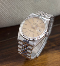 Load image into Gallery viewer, Rolex Datejust 16234 fluted bezel silver dial 1993
