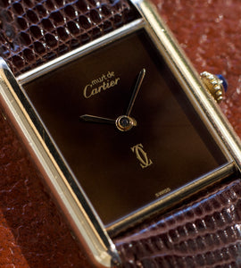 Must de Cartier Tank 'Tortoiseshell Dial' (large size)