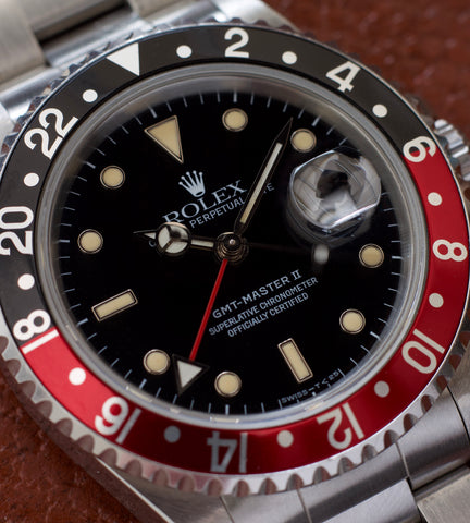 Rolex GMT-Master II 16710 Coke ''Cream Patina'' (1990)