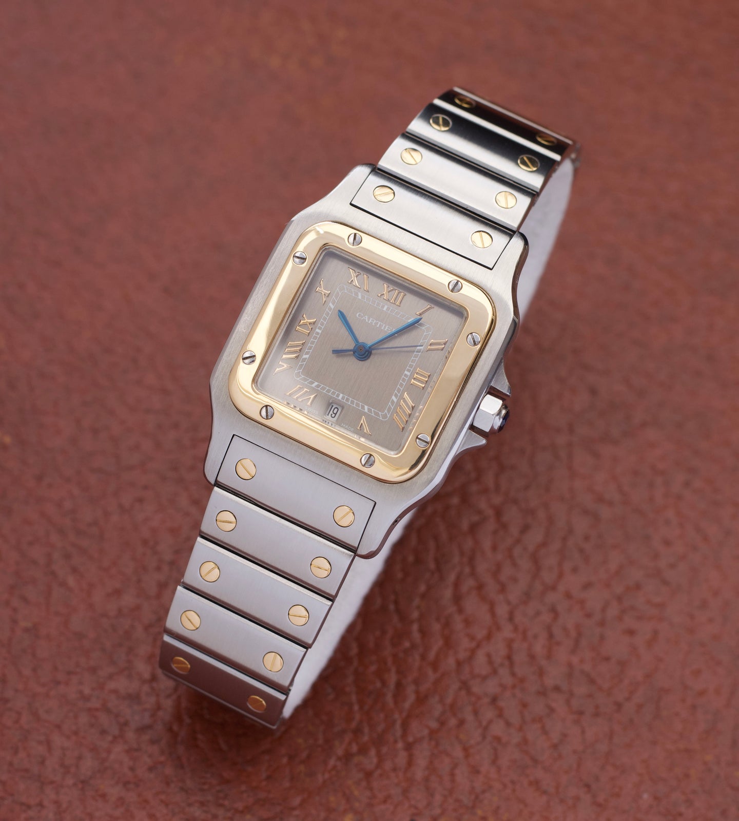 Cartier Santos Galbée 1566 'Slate Grey / Rhodium Dial'