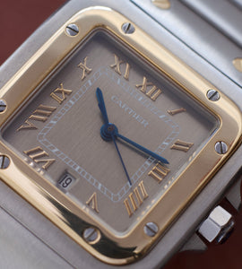 Cartier Santos Galbée 1566 'Slate Grey / Rhodium Dial'