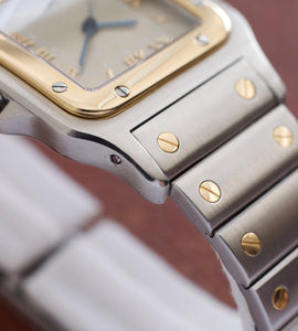 Cartier Santos Galbée 1566 'Slate Grey / Rhodium Dial'