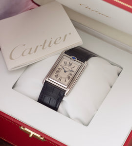 Cartier Tank Basculante 'Mécanique' 2390 + Box