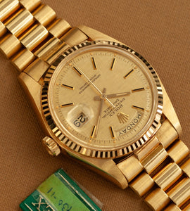 Rolex Day-Date 1803 'Linen dial' (1978)