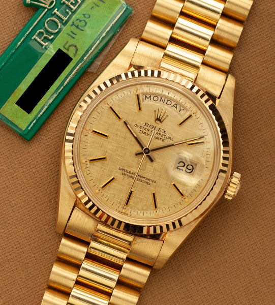 Rolex Day-Date 1803 'Linen dial' (1978)
