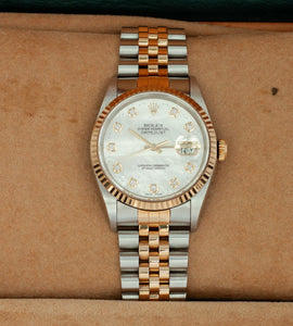 Rolex Datejust 16233 'MOP Dial' + Box & Papers (2001)