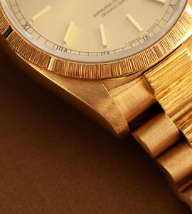Rolex Day-Date 18078 'Bark-finish / Champagne dial' (1984)