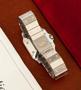 Cartier Santos Carree 2961 'Cartier Service Papers + Pouch'