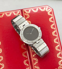 Load image into Gallery viewer, Cartier Santos Vendôme 8192 &#39;Grey / Ghost Dial + 2025 Cartier Service Papers &amp; Box&#39;

