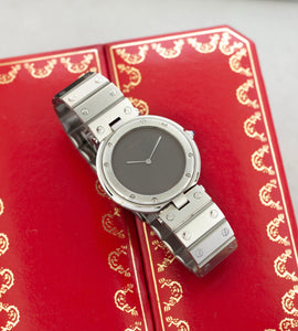 Cartier Santos Vendôme 8192 'Grey / Ghost Dial + 2025 Cartier Service Papers & Box'