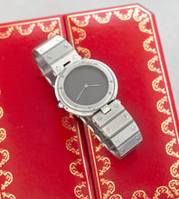 Load image into Gallery viewer, Cartier Santos Vendôme 8192 &#39;Grey / Ghost Dial + 2025 Cartier Service Papers &amp; Box&#39;
