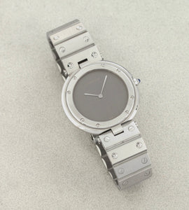 Cartier Santos Vendôme 8192 'Grey / Ghost Dial + 2025 Cartier Service Papers & Box'