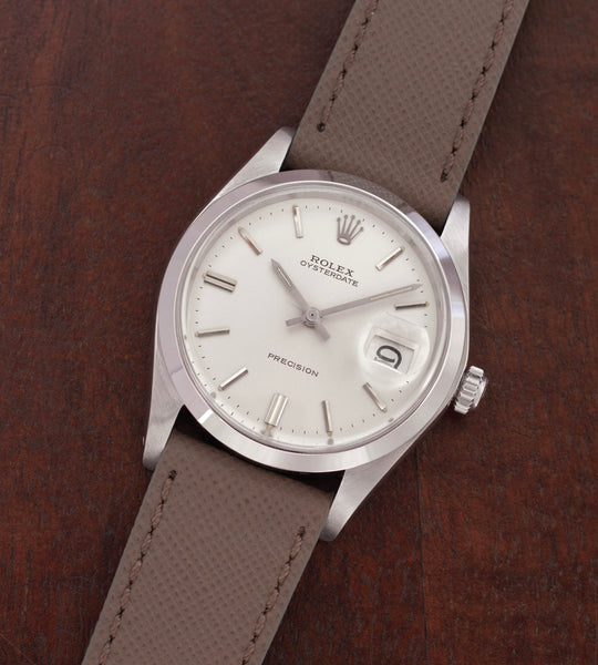 Rolex Oysterdate Precision 6694 'Silver Dial + Rolex Buckle' (1972)