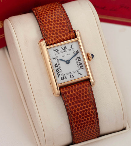 Cartier Tank Louis 78087 'Paris Dial' + Box & Papers (Ca. 1983)