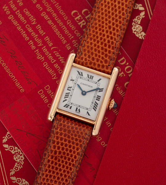 Cartier Tank Louis 78087 'Paris Dial' + Box & Papers (Ca. 1983)