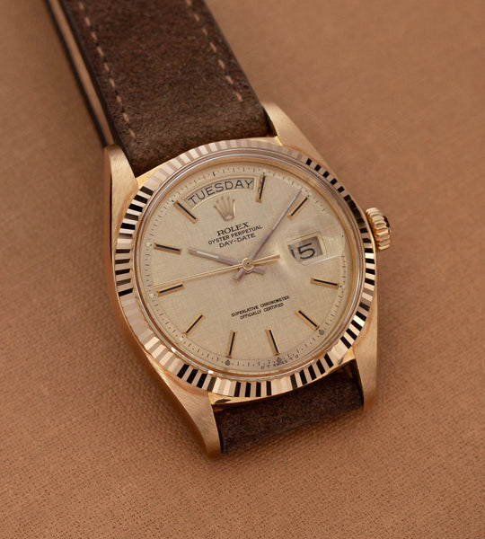Rolex Day-Date 1803 'Sigma Linen Dial' (1973)