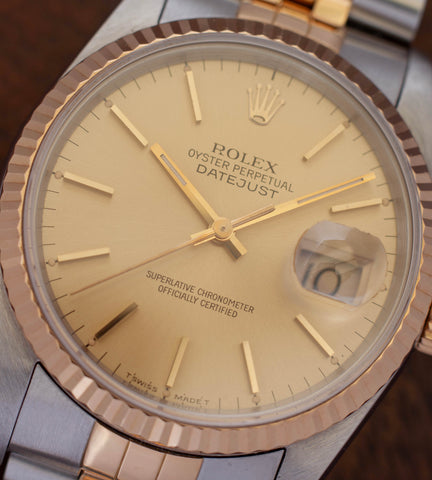 Rolex Datejust 16233 'Champagne Dial' (1988)